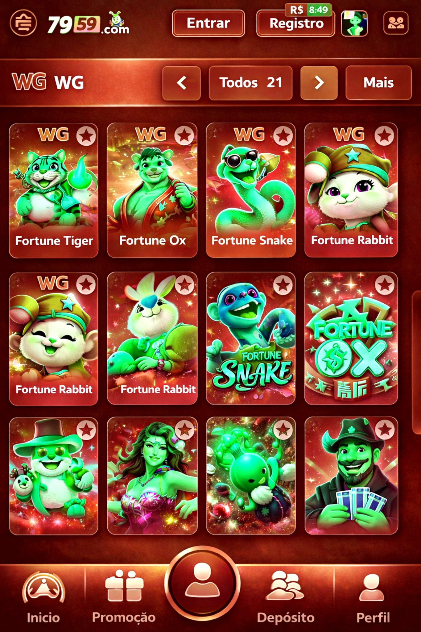 horário pagante guga 